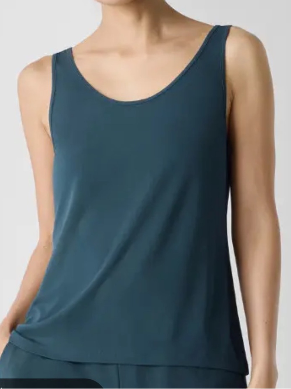 Eileen Fisher silk Stretch top